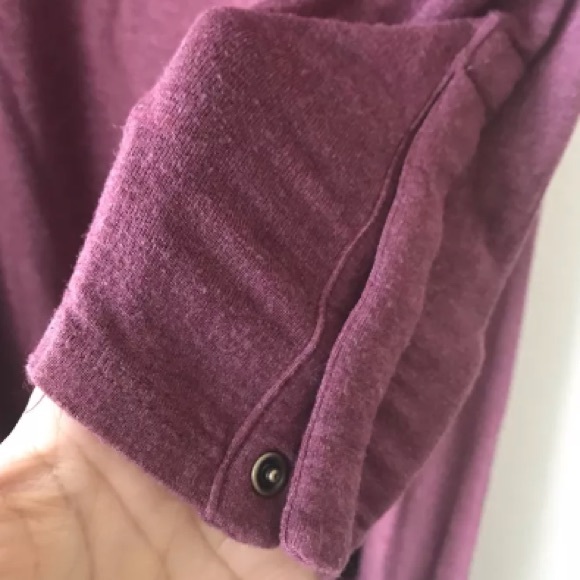 Mauve Anthropologie Jersey Turtleneck Long Sleeve Dress Medium - Picture 8 of 8